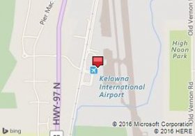Map of Avis Location:Kelowna International Airport