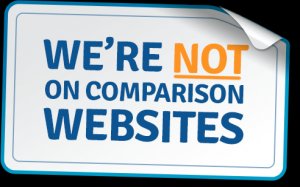 we have been instead of Comparison Websites